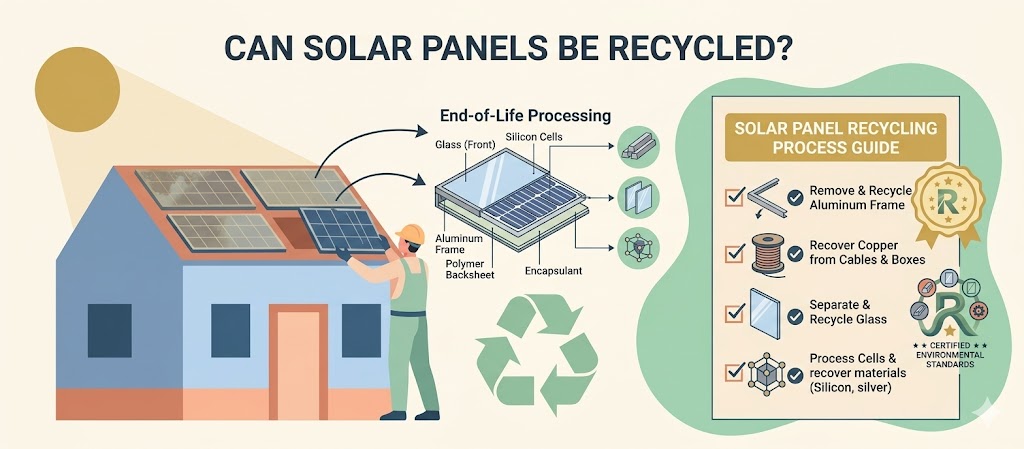 can solar panels be recycled